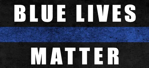 blue lives matter banner